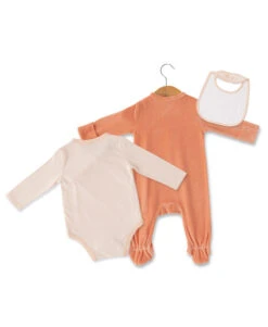 Ensemble Pyjama, Body Et Bavoir Bébé Pêche -Vetements Simples Magasin prod 9814 pack pueri peche namady 666x812 fc7ea0111e0b