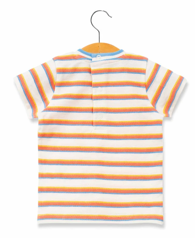 T-Shirt Rayé Bébé Garçon 4 T-Shirt Rayé Bébé Garçon – Image 2