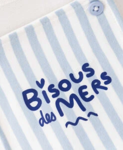 Ensemble Salopette + T-shirt Bébé Rayé Bleu 9 Ensemble Salopette + T-shirt Bébé Rayé Bleu -Vetements Simples Magasin prod 9836 salopette courte haut naturel bleu efir 666x812 fc7ea0111e0b