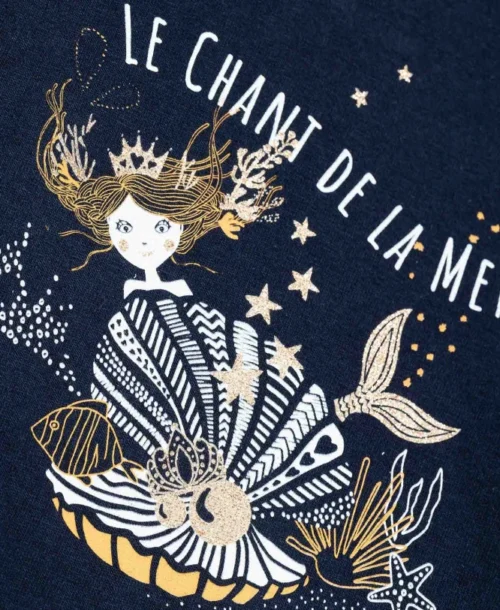 Robe Fille Manches Longues Effet 2 En 1 -Vetements Simples Magasin prod 985 robe ml marine cric 666x812 fc7ea0111e0b