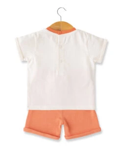 Ensemble Bébé Garçon Short + T-shirt Imprimé -Vetements Simples Magasin prod 9884 ens short haut grege egopan 666x812 fc7ea0111e0b