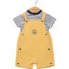 Ensemble Bébé Garçon Salopette Jaune + T-shirt 1 Ensemble Bébé Garçon Salopette Jaune + T-shirt -Vetements Simples Magasin prod 9887 salopette courte haut jaune egalon 666x812 fc7ea0111e0b