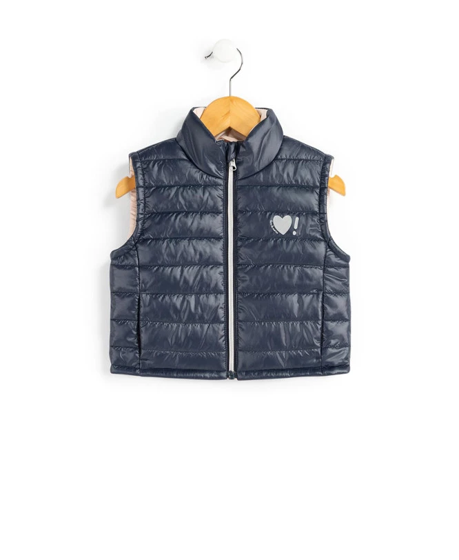 Doudoune Courte Sans Manches Fille Bleu Marine 3 Doudoune Courte Sans Manches Fille Bleu Marine