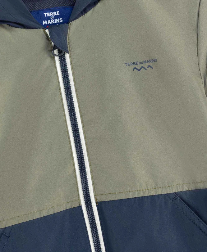 Coupe Vent Bleu Marine Et Kaki Garçon 7 Coupe Vent Bleu Marine Et Kaki Garçon – Image 5