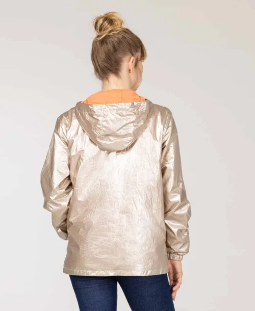 Coupe Vent Doré Femme 9 Coupe Vent Doré Femme -Vetements Simples Magasin prod 9945 coupe vent rose irise xolita 666x812 fc7ea0111e0b