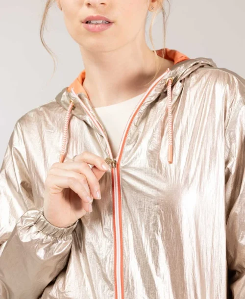 Coupe Vent Doré Femme 10 Coupe Vent Doré Femme -Vetements Simples Magasin prod 9946 coupe vent rose irise xolita 666x812 fc7ea0111e0b