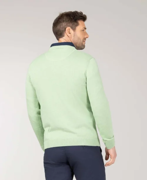 Pull Vert Pistache Homme -Vetements Simples Magasin prod 9958 pull vert pistache kariba 666x812 fc7ea0111e0b