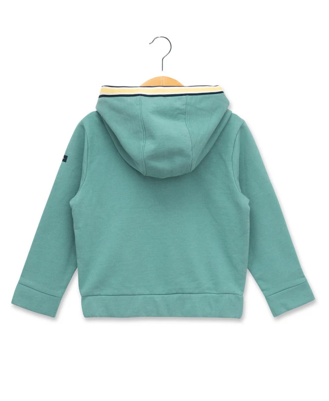 Veste à Capuche En Molleton Vert Lagon Garçon 4 Veste à Capuche En Molleton Vert Lagon Garçon – Image 2